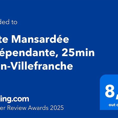 Suite Mansardee Independante, 25Min Lyon-Villefranche Chazay-d'Azergues Luaran gambar
